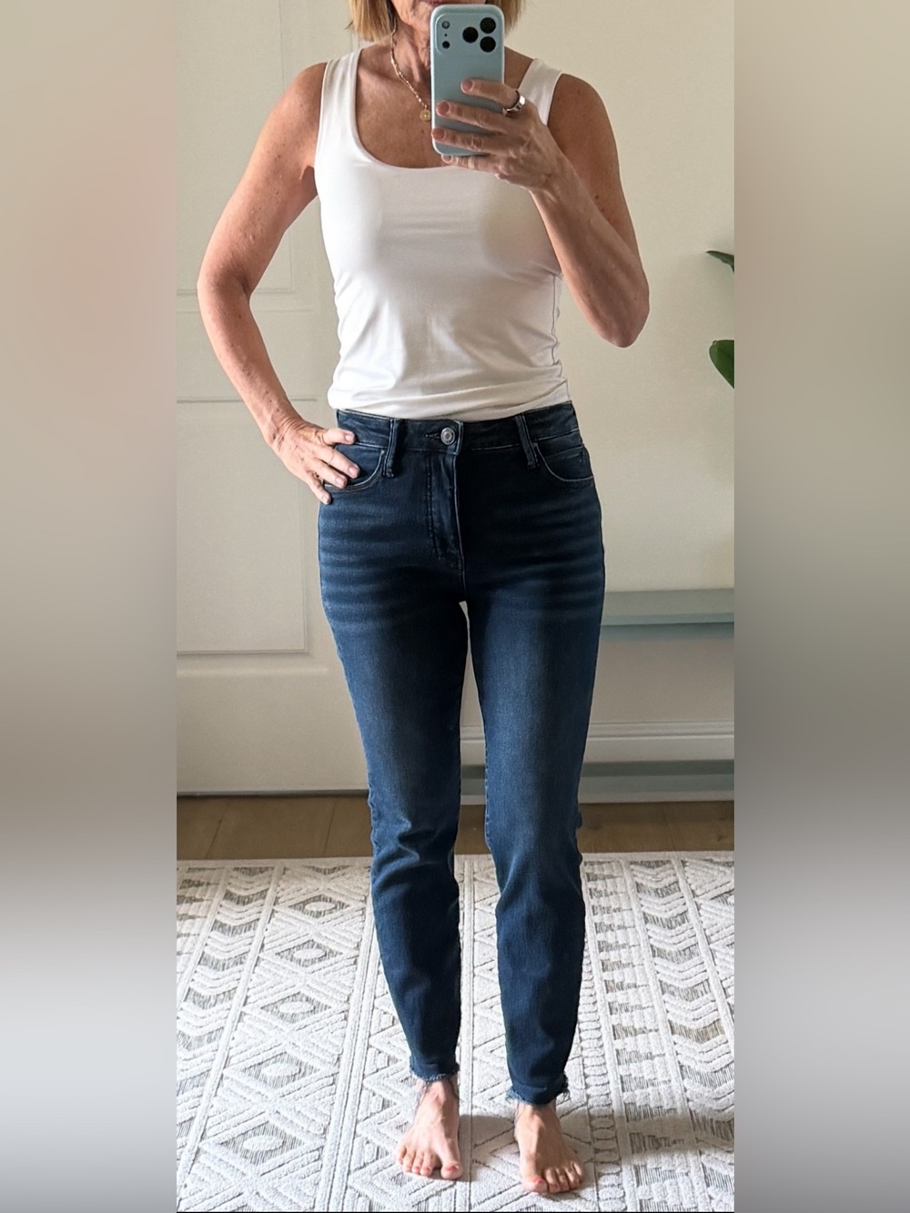 Kut from the Kloth Dark Wash Skinny Jeans